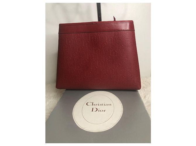 Pochette Christian Dior Monogram Bordeaux Bordò - vista 2