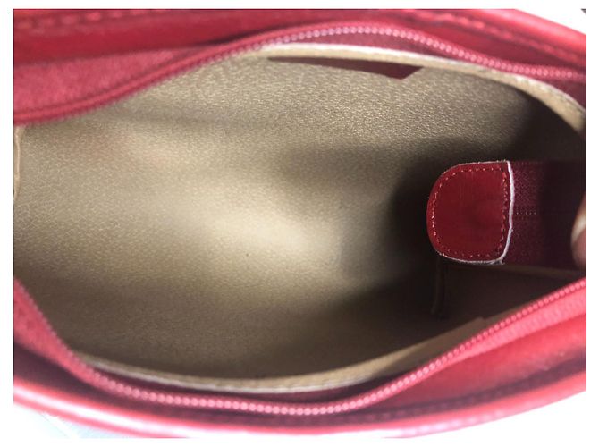 Pochette Christian Dior Monogram Bordeaux Bordò - vista 4