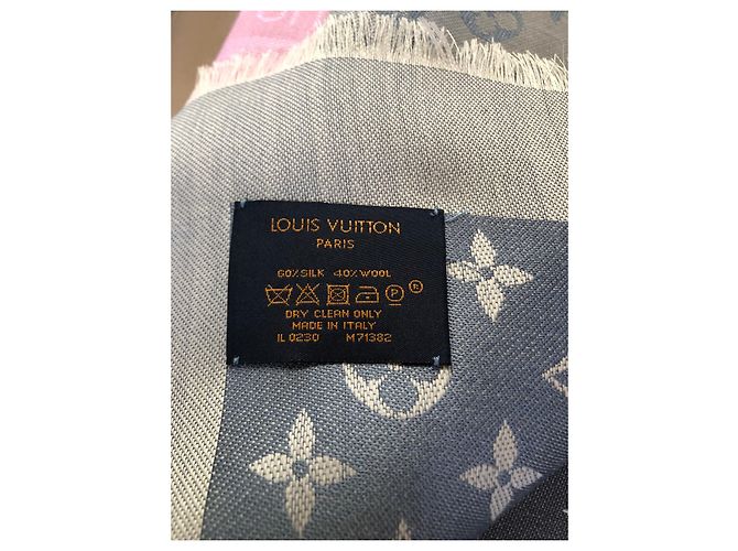 Louis Vuitton xaile Azul claro - vista 2