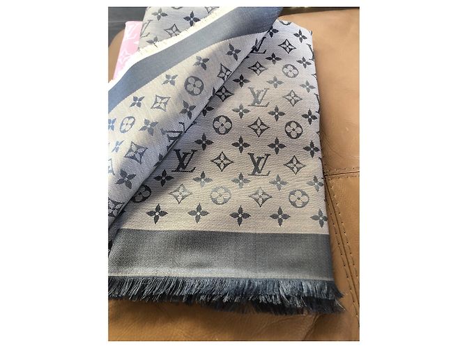 Louis Vuitton xaile Azul claro - vista 4