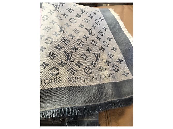 Louis Vuitton xaile Azul claro - vista 8