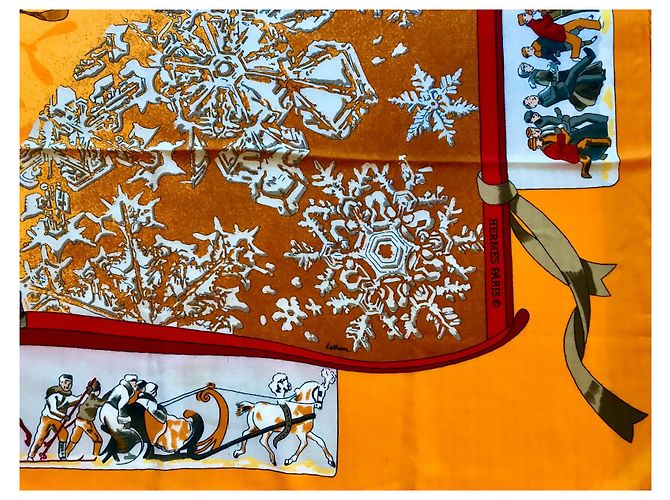 Hermès Collector Shawl: SCHNEE VON GESTERN Mehrfarben - Ansicht 11