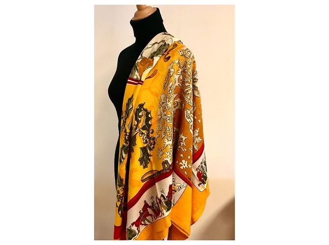 Hermès Collector Shawl: SCHNEE VON GESTERN Mehrfarben - Ansicht 3