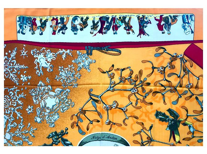 Hermès Collector Shawl: SCHNEE VON GESTERN Mehrfarben - Ansicht 5