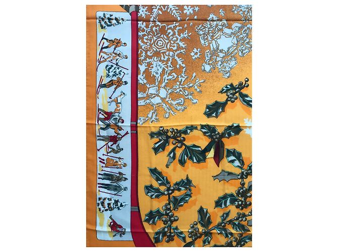 Hermès Collector Shawl: SCHNEE VON GESTERN Mehrfarben - Ansicht 6