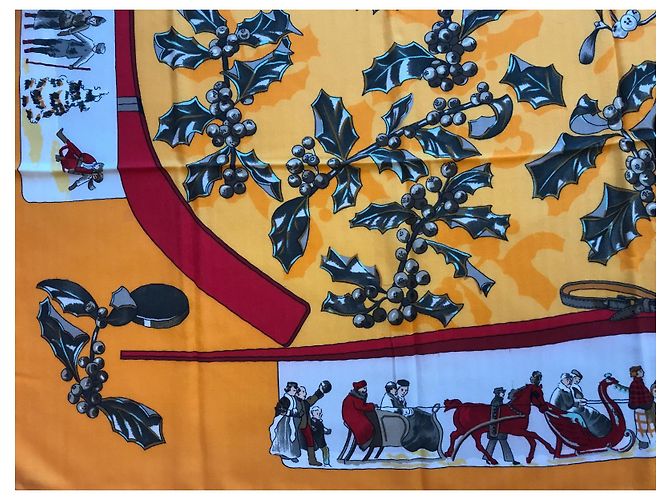 Hermès Collector Shawl: SCHNEE VON GESTERN Mehrfarben - Ansicht 9