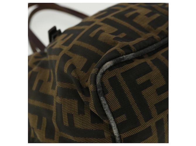 FENDI Zucca Borsa a Mano in Tela Marrone Auth fm1810 - vista 14