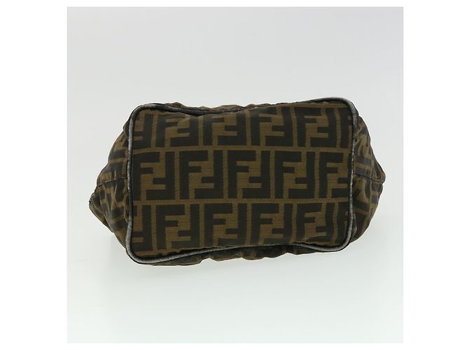 FENDI Zucca Borsa a Mano in Tela Marrone Auth fm1810 - vista 5