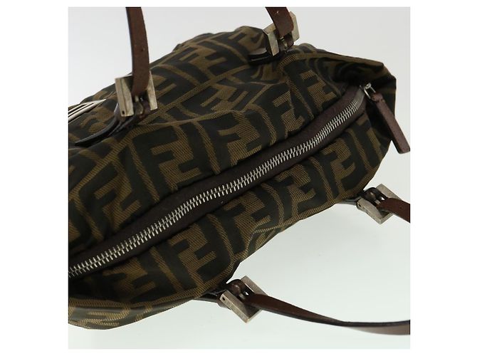 FENDI Zucca Borsa a Mano in Tela Marrone Auth fm1810 - vista 6