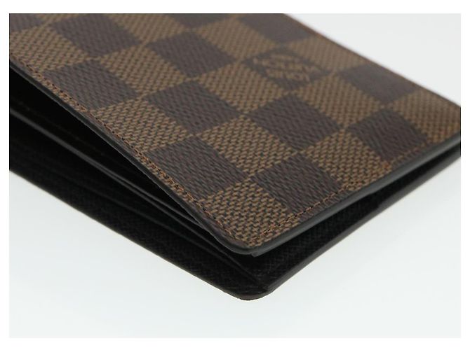 LOUIS VUITTON Damier Ebene Portefeuille Slender Bifold Wallet N61208 LV 33233A - vue 16