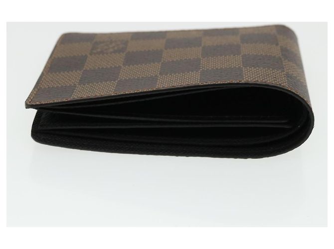 LOUIS VUITTON Damier Ebene Portefeuille Slender Bifold Wallet N61208 LV 33233A - vue 5