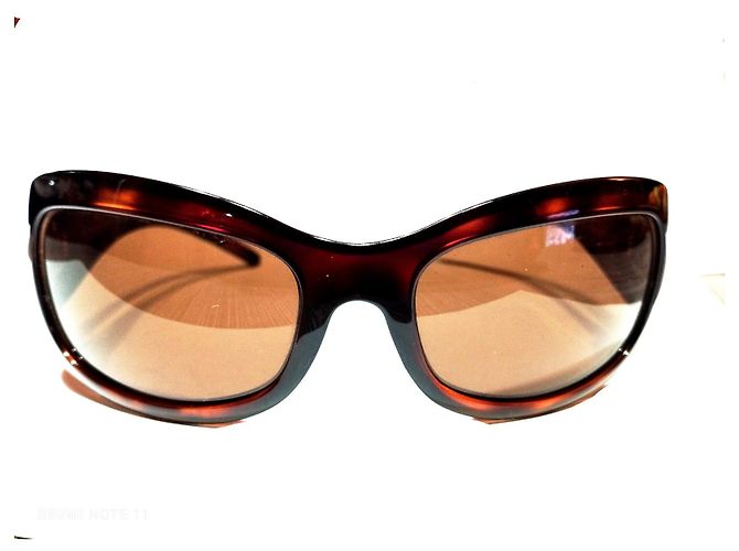 Vintage Fendi Sonnenbrille braun gesprenkelt Damen Hellbraun - Ansicht 3