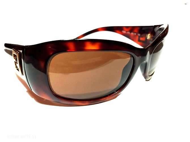 Vintage Fendi Sonnenbrille braun gesprenkelt Damen Hellbraun - Ansicht 4