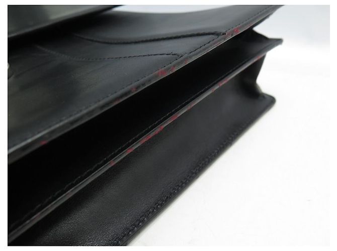 PORTA ASCIUGAMANI LANCEL 2 CARTELLA IN PELLE NERA SOFFIETTO IN PELLE NERA - vista 10
