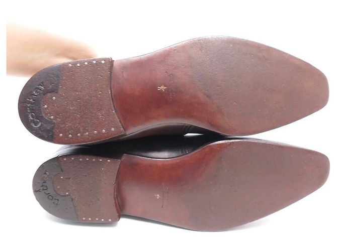 SCARPE ARCA CORTHAY 8 42 Derby 2 SCARPE CON OCCHIELLI IN PELLE BORDEAUX Bordò - vista 3