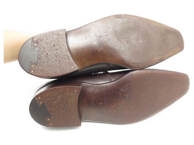 SCARPE CORTHAY DERBY ARCA 7.5 41.5 Derby 2 SCARPE CON OCCHIELLO DI CUOIO MARRONE - vista 3