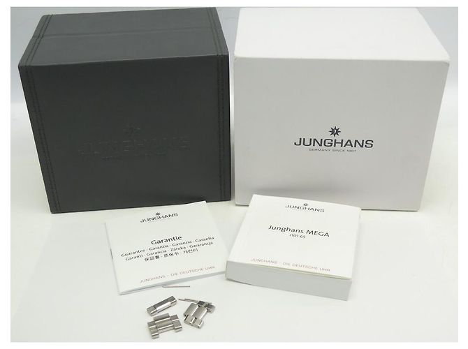 Autre Marque RELÓGIO DE JUNGHANS 1972 SOLAR CHRONOusado 14/4202.44 quartzo ct 43 MM + CAIXA DE RELÓGIO - vista 9