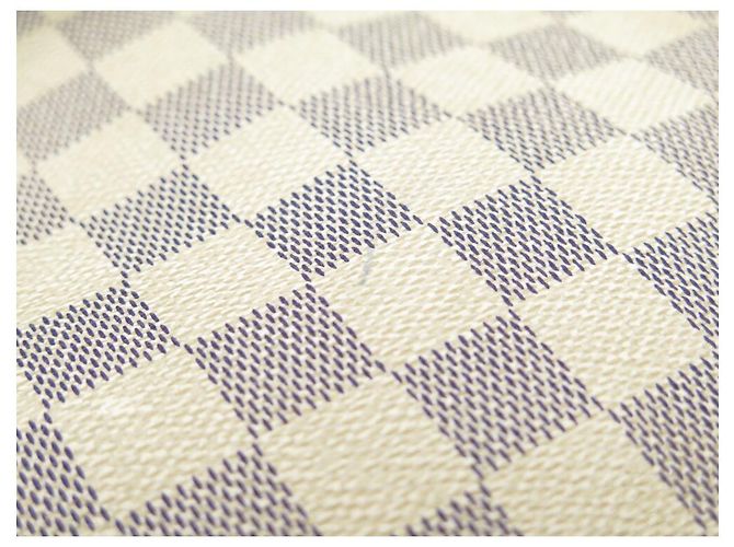 LOUIS VUITTON BOSPHORE BORSA MESSENGER CON TRACOLLA BORSA DAMIER AZUR IN TELA A TRACOLLA Bianco - vista 9