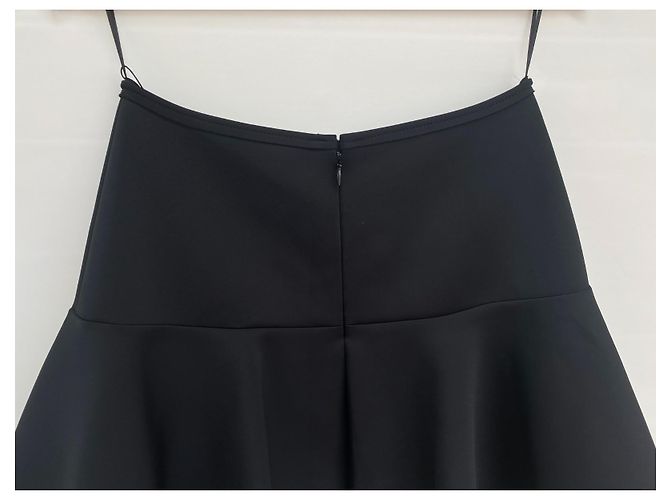 Falda Lanvin de neopreno negra Negro - vista 6