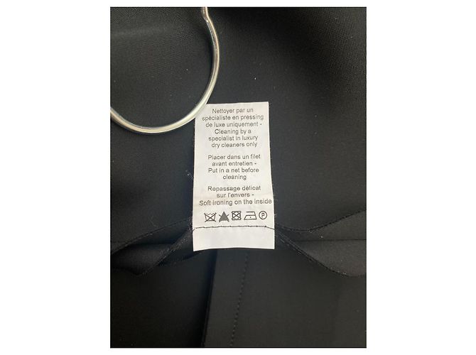 Falda Lanvin de neopreno negra Negro - vista 8