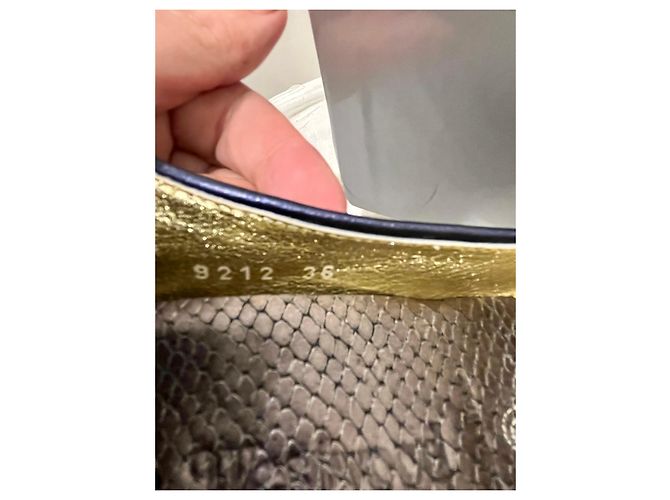 Vivienne Westwood Satiro tacchi Metallico Bronzo - vista 10