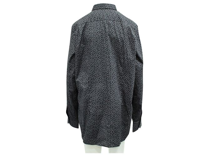 Paul Smith Dark Purple Insect Print Shirt - view 2