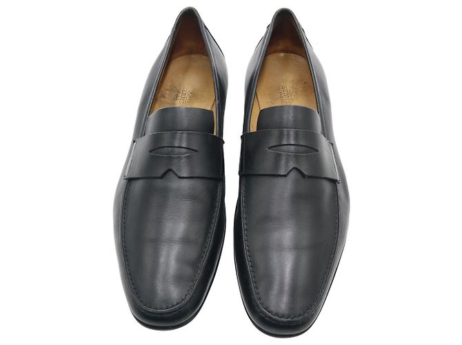 Hermès Hermes Tokyo Loafers in Black Leather - view 2