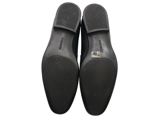 Hermès Hermes Tokyo Loafers in Black Leather - view 4