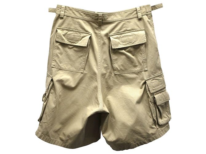Balenciaga Cargo-Shorts aus beiger Baumwolle - Ansicht 2