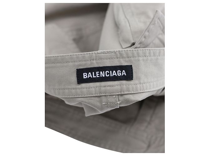 Balenciaga Cargo-Shorts aus beiger Baumwolle - Ansicht 3
