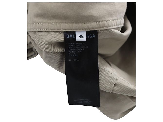 Balenciaga Cargo-Shorts aus beiger Baumwolle - Ansicht 4
