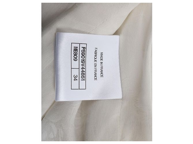 Chanel París-Hamburgo 2018 Chaqueta Marinera Tweed Crema - vista 5