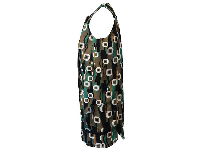 Abito stampato Balenciaga in poliestere multicolore Stampa python - vista 2