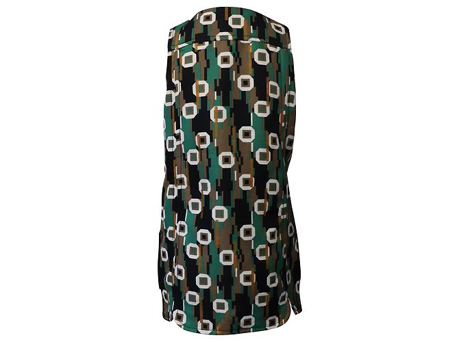 Abito stampato Balenciaga in poliestere multicolore Stampa python - vista 3