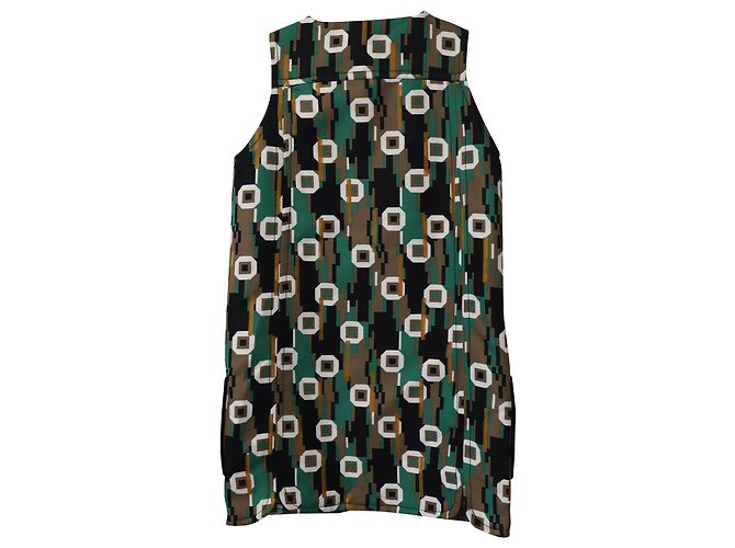 Abito stampato Balenciaga in poliestere multicolore Stampa python - vista 5