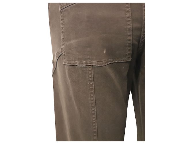 Vaqueros tapered de talle alto Carmen de Ulla Johnson en algodón marrón Castaño - vista 8