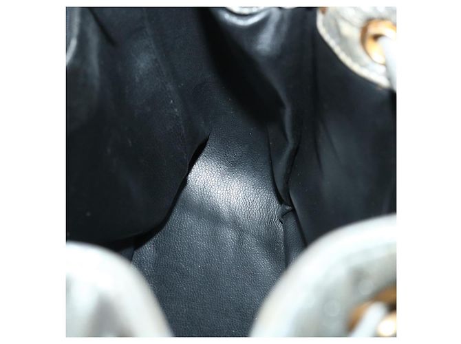 BALLY Matelasse Rucksack Leder Silber Auth am3396 - Ansicht 21