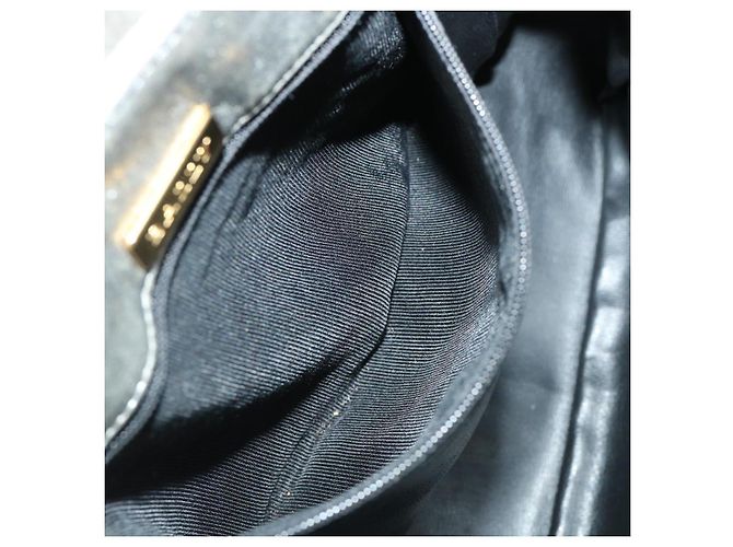 BALLY Matelasse Rucksack Leder Silber Auth am3396 - Ansicht 23