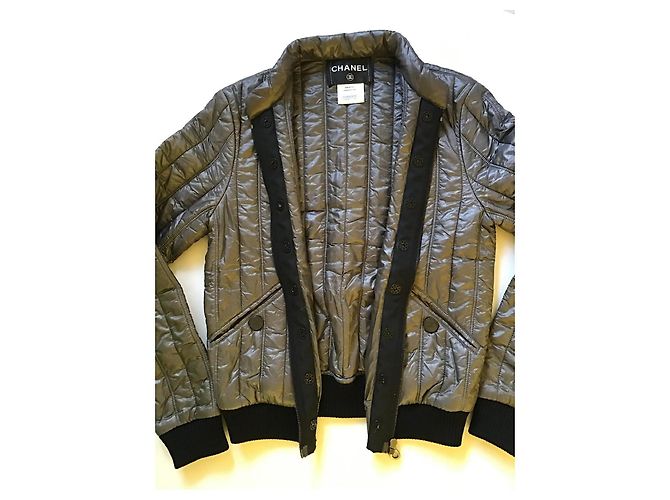 Chanel Steppjacke grau - Ansicht 3