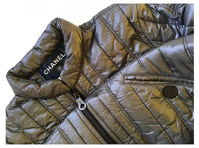 Chanel Steppjacke grau - Ansicht 4