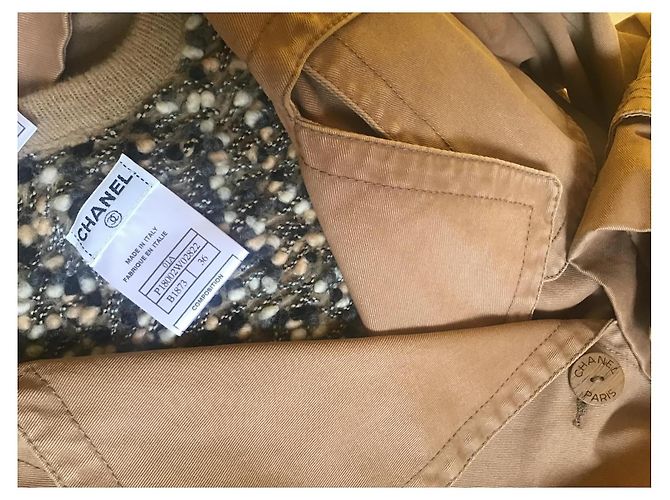 Trench Chanel Beige - vista 8