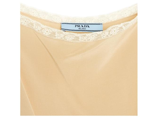 Prada ELFENBEIN HELL SEIDE DE38/40 Roh - Ansicht 3
