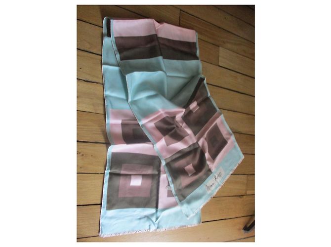 Sciarpa Nina Ricci in twill di seta multicolore - vista 2