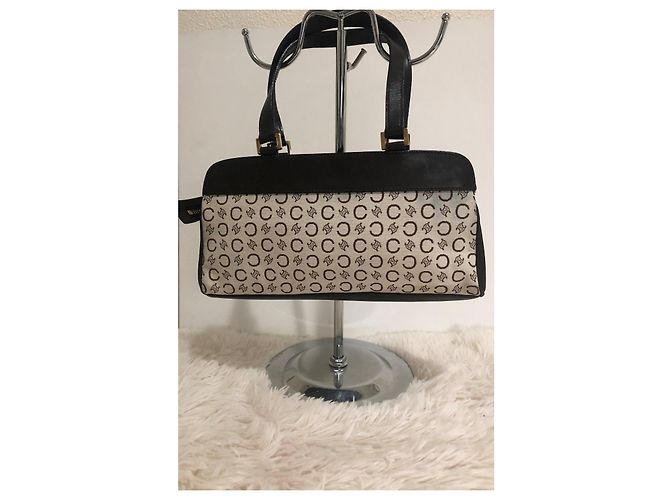 Borsa Céline in tela Macadam e pelle marrone - vista 2