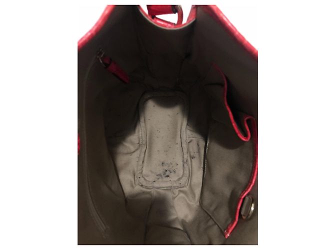 Celine Daoust Borsa a mano Celine Macadam in tela rossa Rosso - vista 4