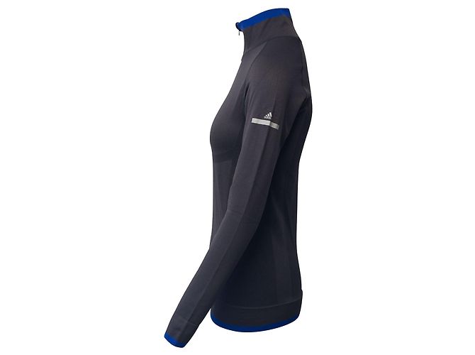 Autre Marque Giacca Stella McCartney For Adidas Half Zip in nylon grigio Stampa python - vista 3
