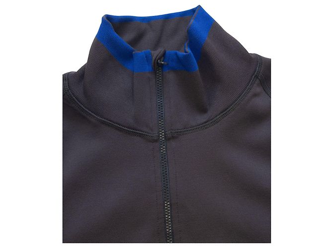 Autre Marque Giacca Stella McCartney For Adidas Half Zip in nylon grigio Stampa python - vista 6