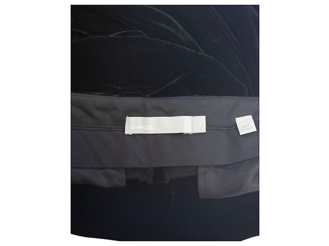 Pantaloni Pull On Vince in velluto nero - vista 3