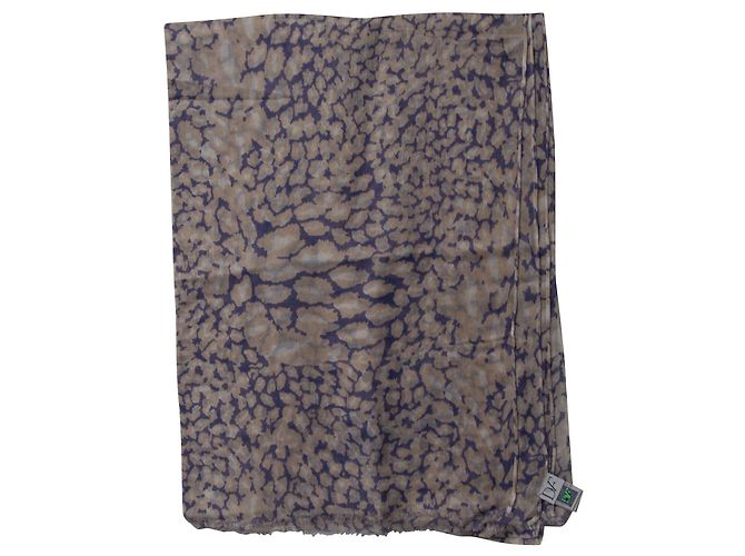 Diane Von Furstenberg Animal Print Schal aus Lila Modal - Ansicht 2