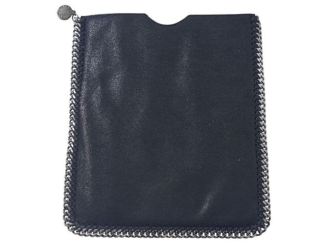 Stella Mc Cartney Custodia per iPad Stella McCartney Falabella in pelle nera Nero - vista 2